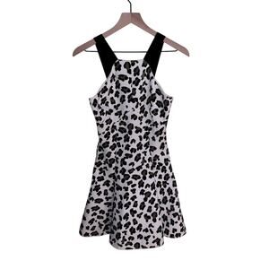 CUSHNIE ET OCHS designer leopard print dress S